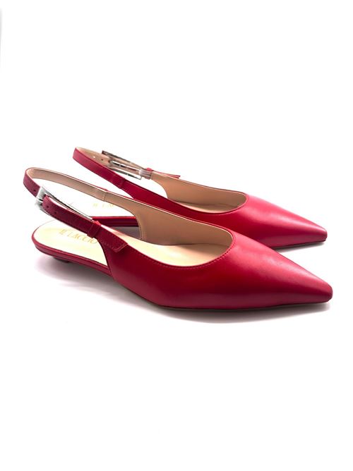 Slingback donna in pelle rossa IL LACCIO | 1067NAPPAROSSO